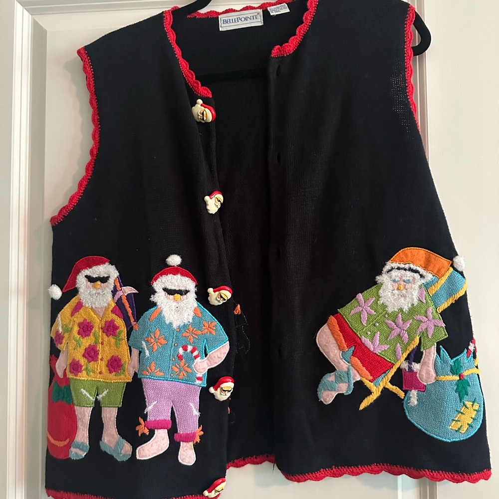 Holiday Santa Sweater Vest